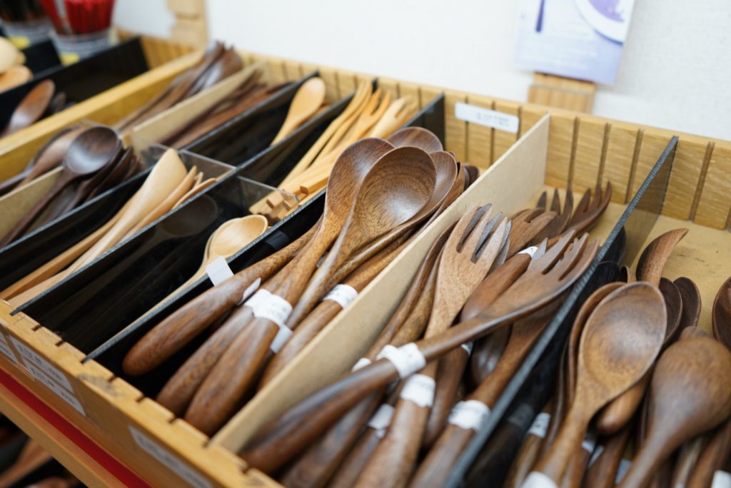 Japanese Plain Style Wooden Utensil Sets