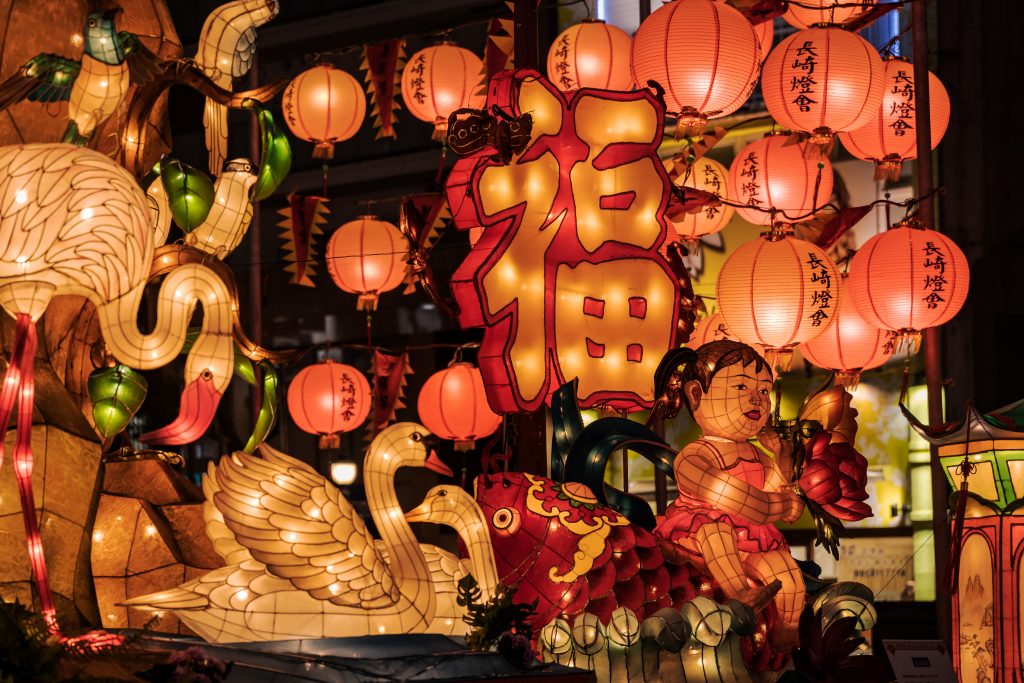 A winter tradition in Nagasaki. Lantern Festival